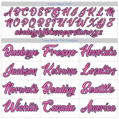 White Light Blue-Pink Classic Sets Basketball Jersey 5