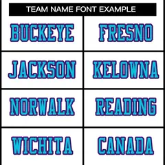 White Light Blue-Purple Football Jersey 3