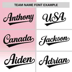 White Light Pink Half Gradient Authentic Baseball Jersey 3