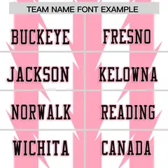 White Light Pink Razr Stripe Graffiti Flag Football Jersey 3