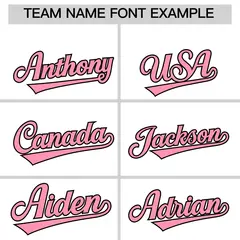 White Light Pink Side Camo Baseball Jersey 3