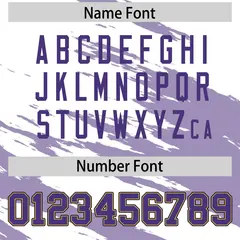 White Light Purple Scratch Pattern Authentic Football Jersey 4