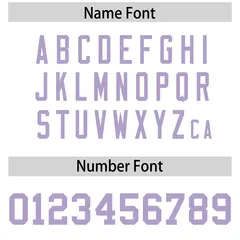 White Light Purple Square Neckline Classic Football Jersey 4