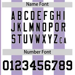 White Light Purple Stripe Two-Button Softball Jersey 4