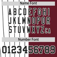 White Maroon Split Fashion Baseball Jersey 4