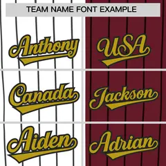 White Maroon Two Tone Striped Fashion Baseball Jersey 3