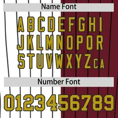 White Maroon Two Tone Striped Fashion Baseball Jersey 4