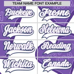 White Midnight Blue Light Purple Mother's Day Graffiti Baseball Jersey 4