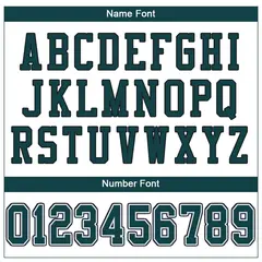 White Midnight Green-Black Mesh Football Jersey 3