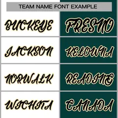 White Midnight Green-Black Two Tone Split Varsity Letterman Jacket 5