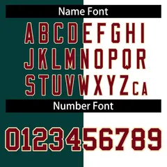 White Midnight Green-Crimson Two Tone Split Varsity Letterman Jacket 6