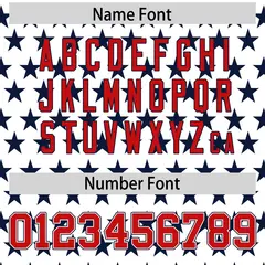 White Navy American Flag Graffiti Pattern Baseball Jersey 4