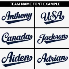 White Navy Authentic Full-Button Baseball Jersey 3