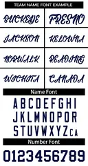 White Navy Blue Classic Team Basketball Jersey 3