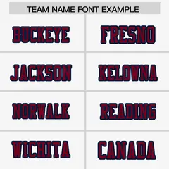 White Navy-Crimson Raglan Sleeves Side Pattern Football Jersey 3