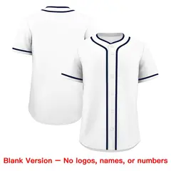 White Navy Father's Day Classic Baseball Jersey 7