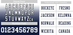 White Navy Gradient Outdoor Football Jersey 3