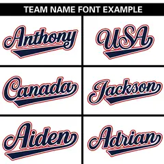 White Navy Gradient Ribbed Authentic Baseball Jersey 3