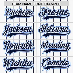 White Navy Gradient Stripe Fashion Sleeves Baseball Jersey 3