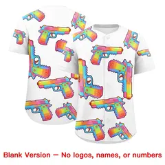 White Navy Graffiti Pattern Moisture-Wicking Baseball Jersey 4