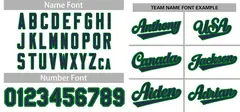 White Navy-Green Full-Button Classic Baseball Jersey 3