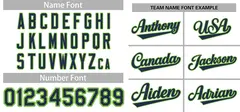 White Navy-Green Full-Button Classic Baseball Jersey 3