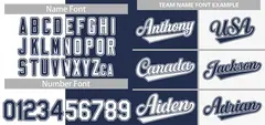 White Navy Hook Split Fashion Authentic Baseball Jersey 3
