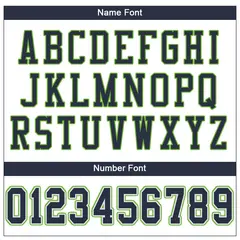 White Navy-Neon Green Classic Mesh Authentic Football Jersey 3