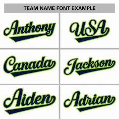 White Navy-Neon Green Varsity Full-Snap Letterman Jacket 3