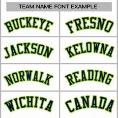 White Navy-Neon Green Varsity Full-Snap Letterman Jacket 3