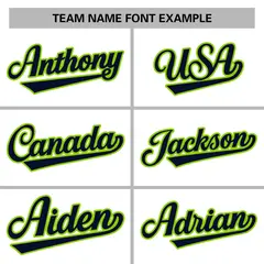 White Navy-Neon Green Varsity Full-Snap Letterman Jacket 5