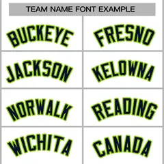 White Navy-Neon Green Varsity Full-Snap Letterman Jacket 5