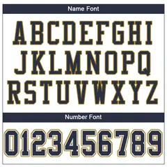 White Navy-Old Gold Classic Mesh Authentic Football Jersey 3