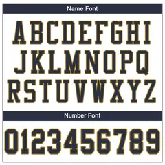 White Navy-Old Gold Classic Mesh Authentic Football Jersey 3