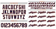 White Navy-Orange Classic Style Baseball Jersey 3
