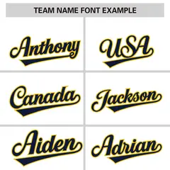 White Navy Phonetic Rhythm Authentic Baseball Jersey 3