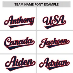White Navy Phonetic Rhythm Authentic Baseball Jersey 3