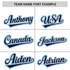 White Navy Phonetic Rhythm Authentic Baseball Jersey 3