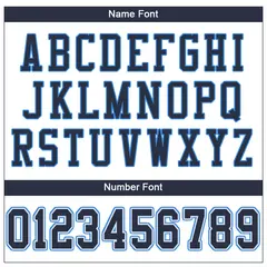White Navy-Powder Blue Classic Mesh Football Jersey 3