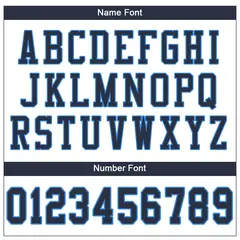 White Navy-Powder Blue Classic Mesh Football Jersey 3