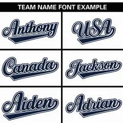 White Navy Raglan Gradient Thick Stripe Baseball Jersey 3