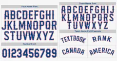 White Navy-Red Classic Style Baseball Jersey 3