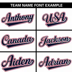 White Navy-Red Street Graffiti Varsity Letterman Jacket 5
