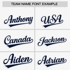 White Navy Star Ribbing Authentic Baseball Jersey 3