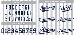 White Navy Stripe Fashion Authentic Baseball Jersey 3