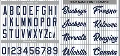 White Navy Stripe Fashion Authentic Baseball Jersey 3