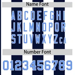White Navy Striped Fashion Two-Button Softball Jersey 4