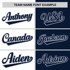 White Navy Striped Two Tone Authentic Baseball Jersey 3
