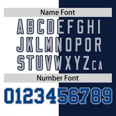 White Navy Striped Two Tone Authentic Baseball Jersey 4