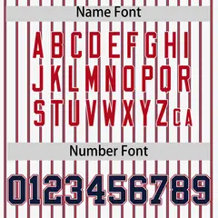 White Navy Tricolor Stripe Fashion Baseball Jersey 4